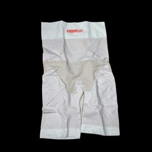 New Copperme White Copper Infused Push Up Shorts Shaping Girdle Shorts Size L/XL